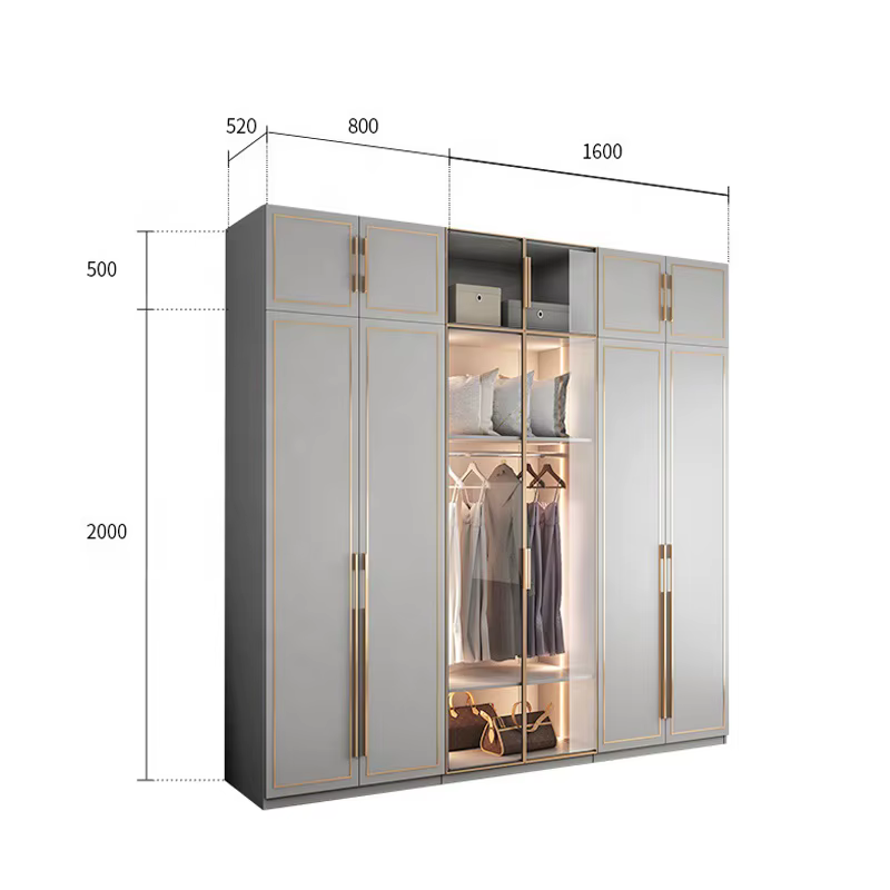 Hotel Showcase Furniture Wardrobe Modern Home — image 6