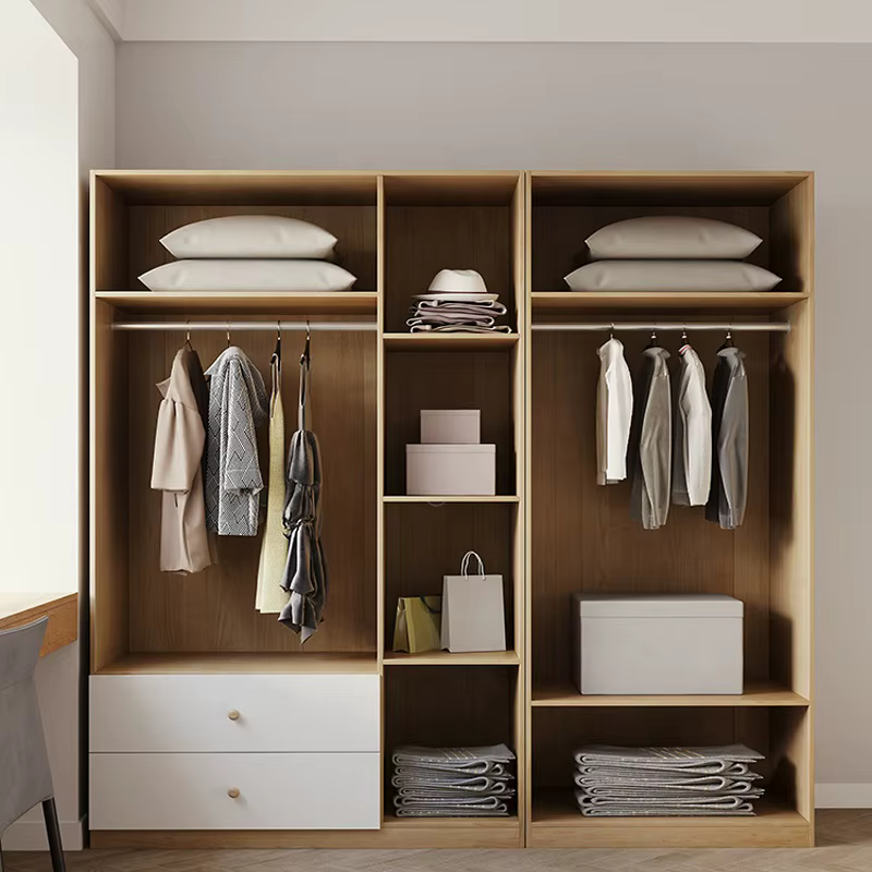 Furniture Shelf Storage Set Wooden Bedroom — image 3