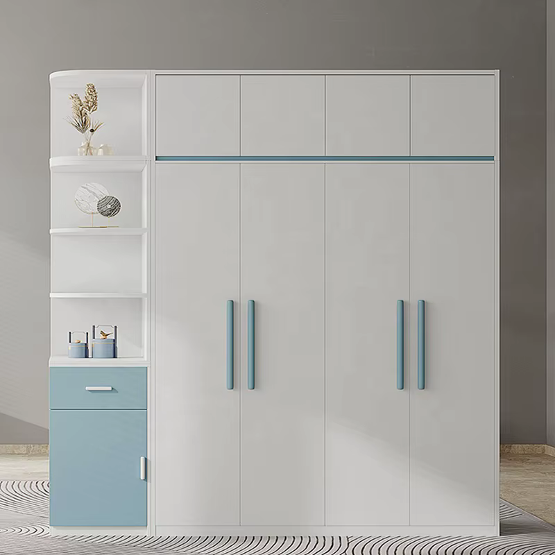 Room Bedroom Set Cabinets Modern Wooden — image 2