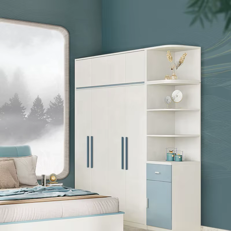 Room Bedroom Set Cabinets Modern Wooden — image 5