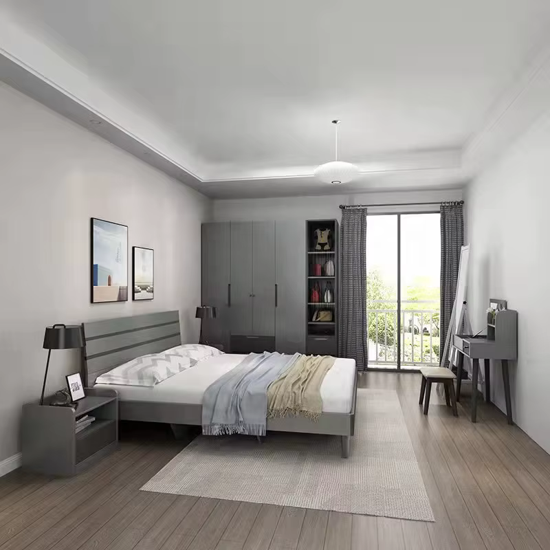 Walnut Mdf Design Wall Wooden Modern — image 3