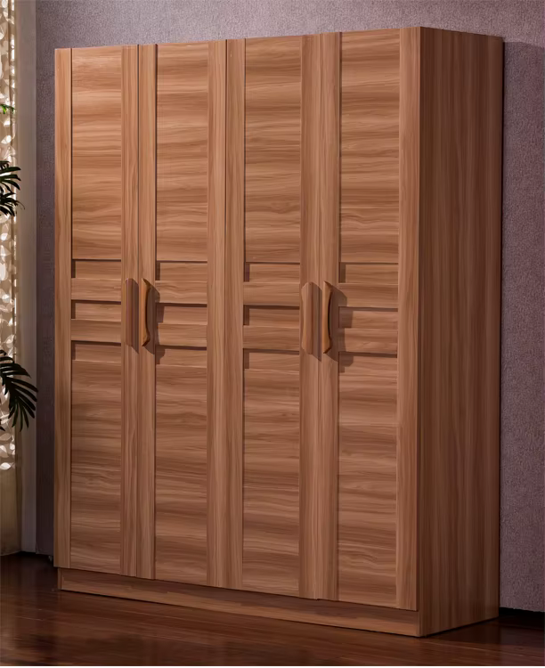 Wardrobe Solid Wooden Bedroom Furniture Cupboard — image 2