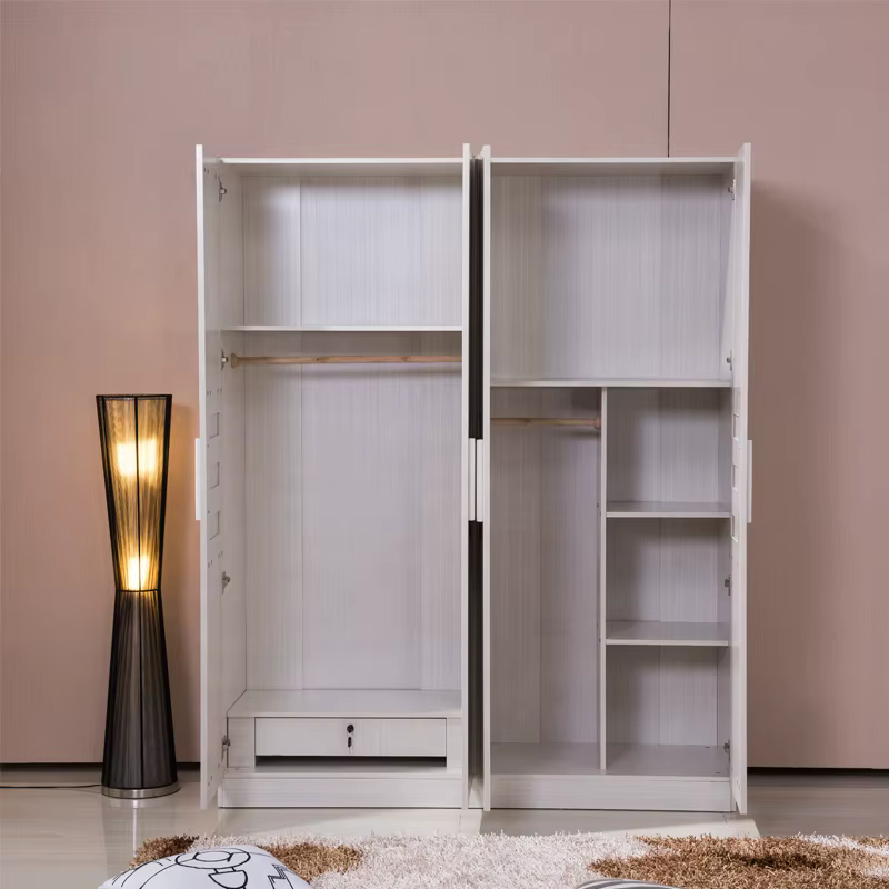 4 Door Customized Wardrobe MDF Closet — image 6