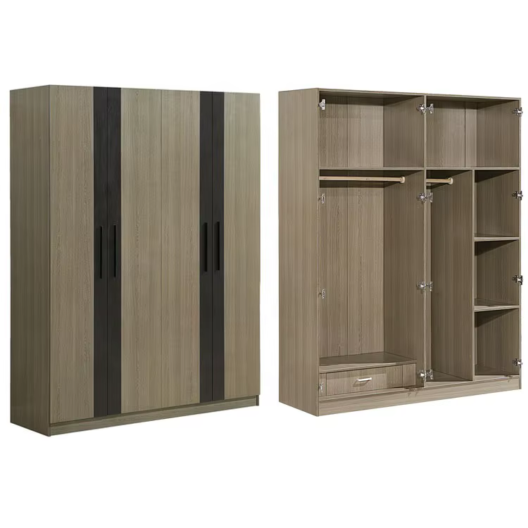 3 Door Small Dormitory Room Wardrobe — image 4