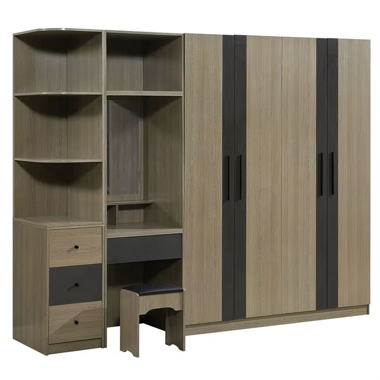 3 Door Small Dormitory Room Wardrobe — image 5