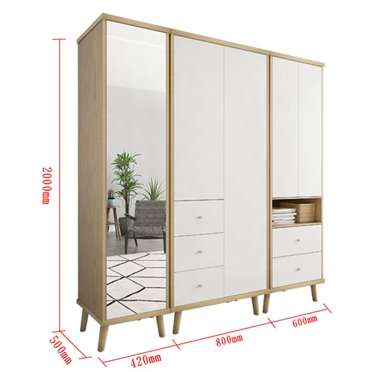 New Model Furniture Wooden Wall Almirah — image 3