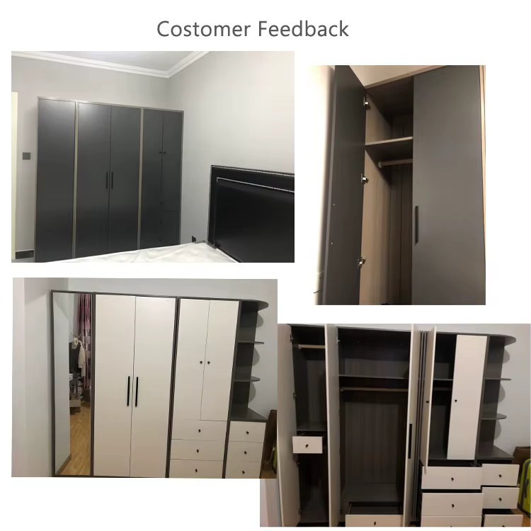 Wardrobe In 3 Colour Designs Cabinet — image 5