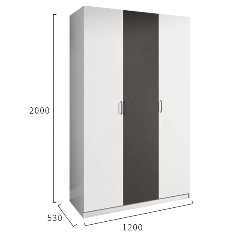 Bed Room 3 Door Almirah Cabinet — image 3