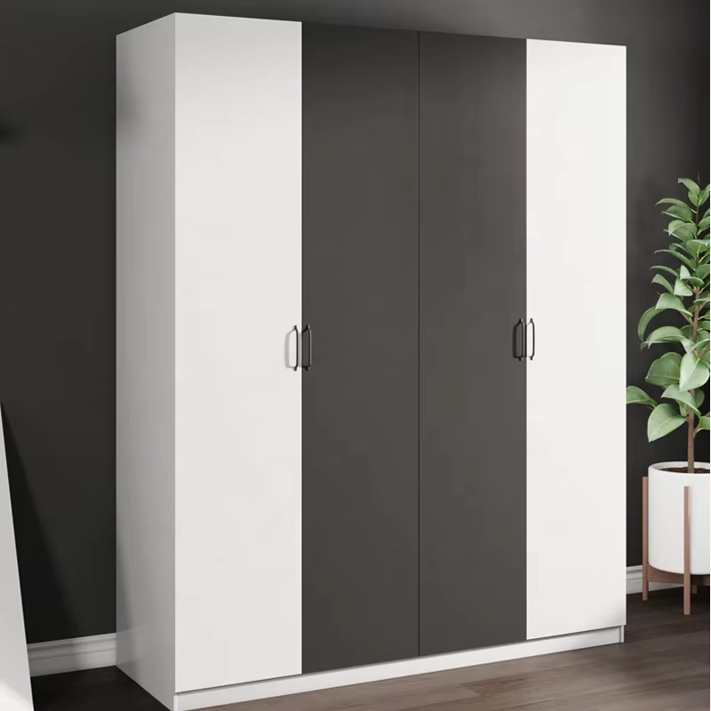 Home Furniture 4 Door MDF Wardrobe — image 3