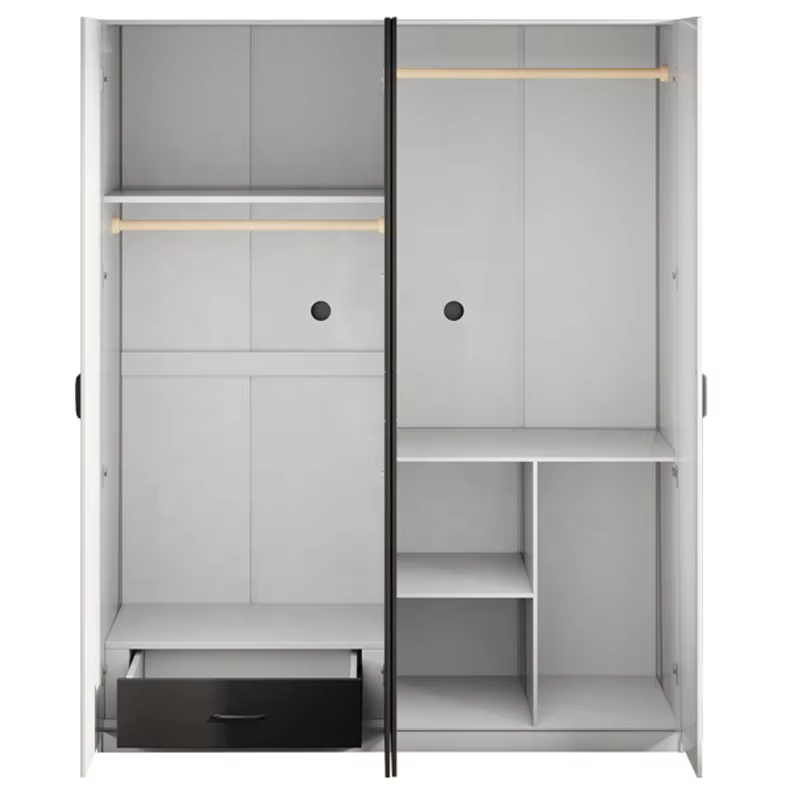 Home Furniture 4 Door MDF Wardrobe — image 4