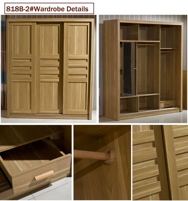 Wooden Almirah Cloth Cupboard Designs With — image 2
