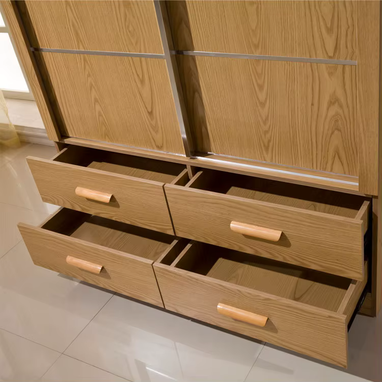 Buy Modern Design Wood Slider Wardrobe — image 4