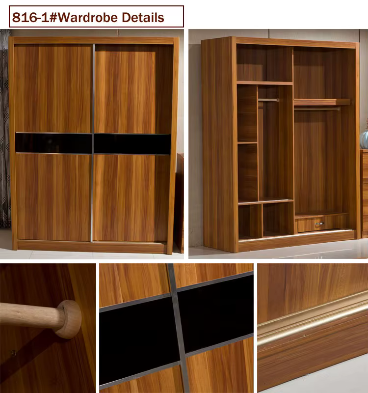 Bedroom Suite Furniture Sliding Door Closet — image 2