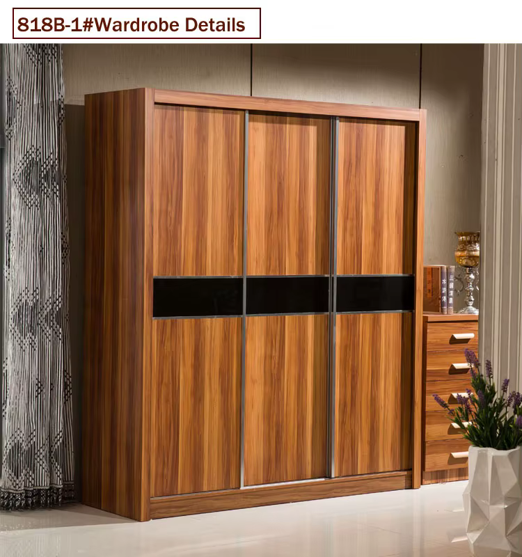 Bedroom Suite Furniture Sliding Door Closet — image 4