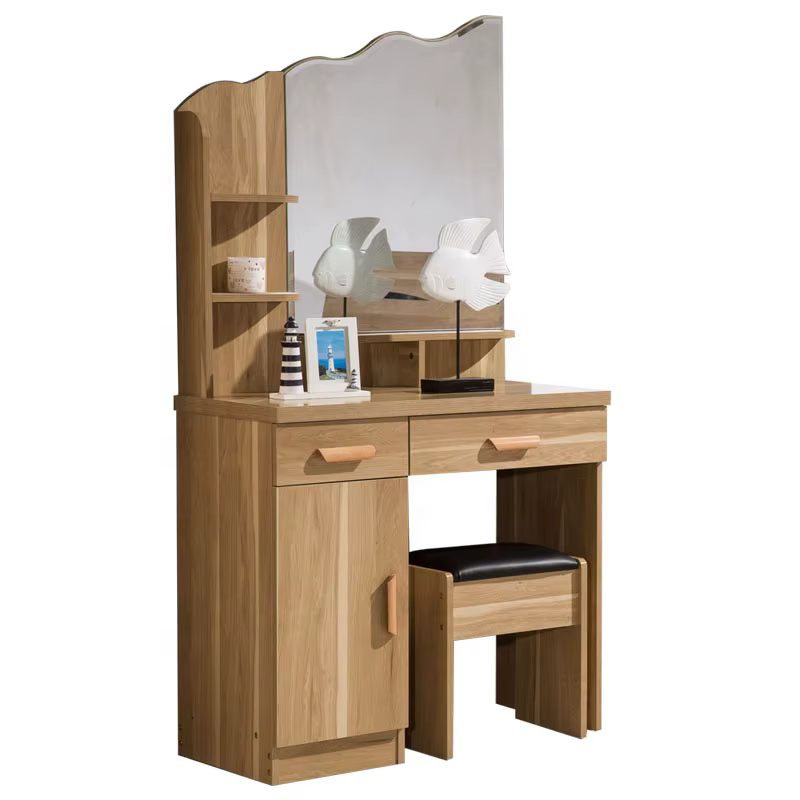 Bedroom Chest Drawers Modern Wood Vanity — image 2