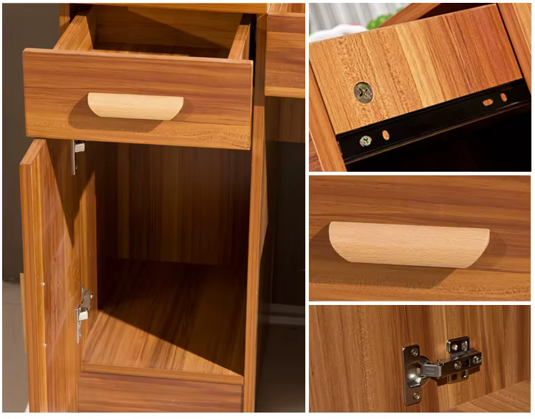 Home Furniture Brown Dresser Set Mirror — image 6