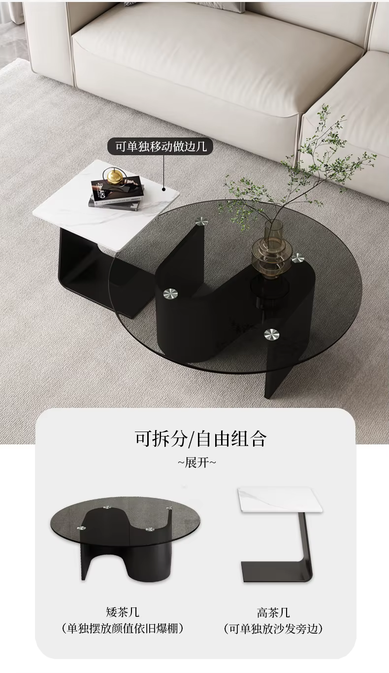 Living Room Stainless Base 2Pcs White — image 5