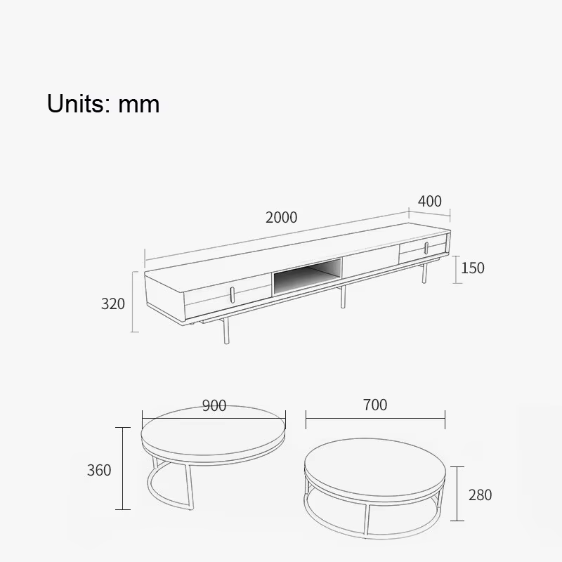 Wholesale Multifunctional Minimalist Small Wooden Nordic — image 5