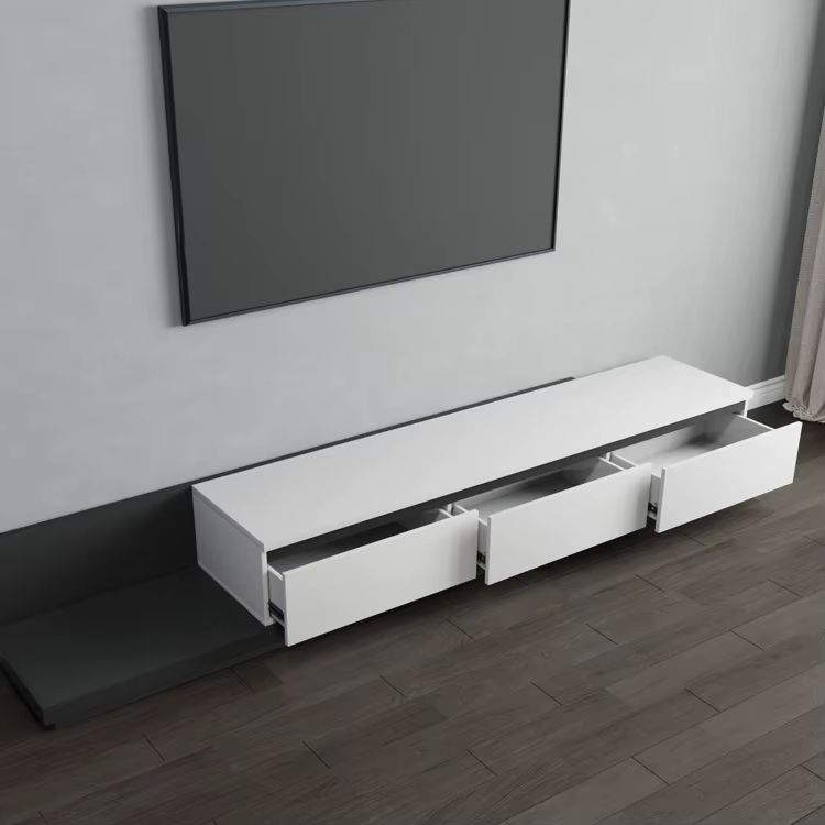 Mdf Wooden Modern Tv Fireplace Stands — image 3