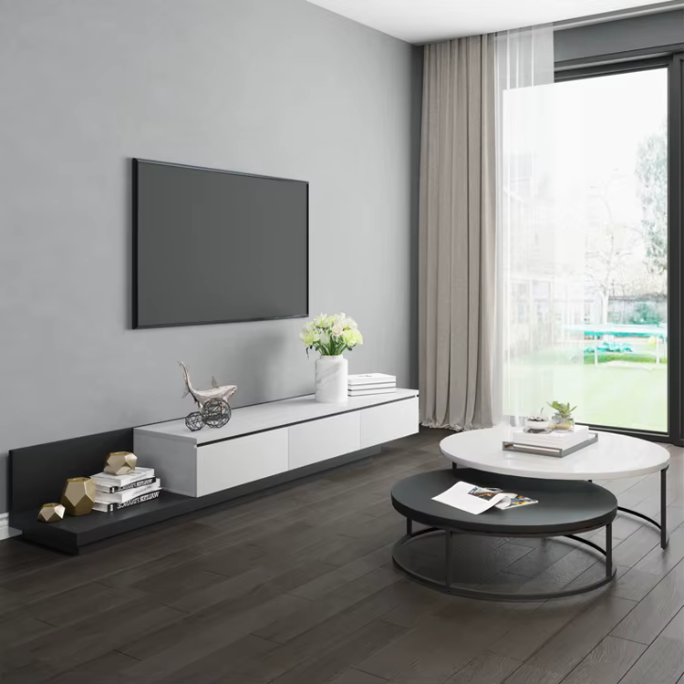 Modern TV Stand Mount Set Furniture — image 2