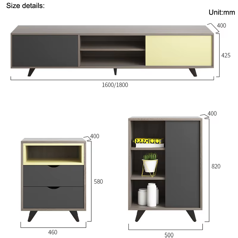 Tv Units Modern Cabinet Home Furniture — image 6