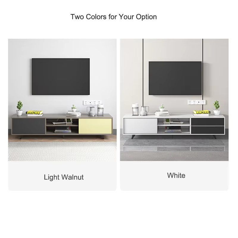 White Tv Stand Table Living Room — image 6