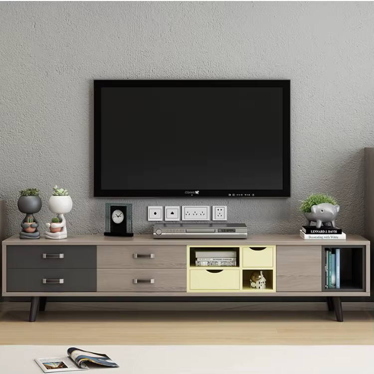 Melamine MDF Board LCD TV Stand — image 2