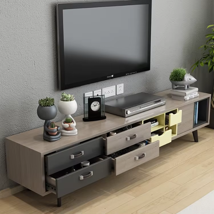 Melamine MDF Board LCD TV Stand — image 3