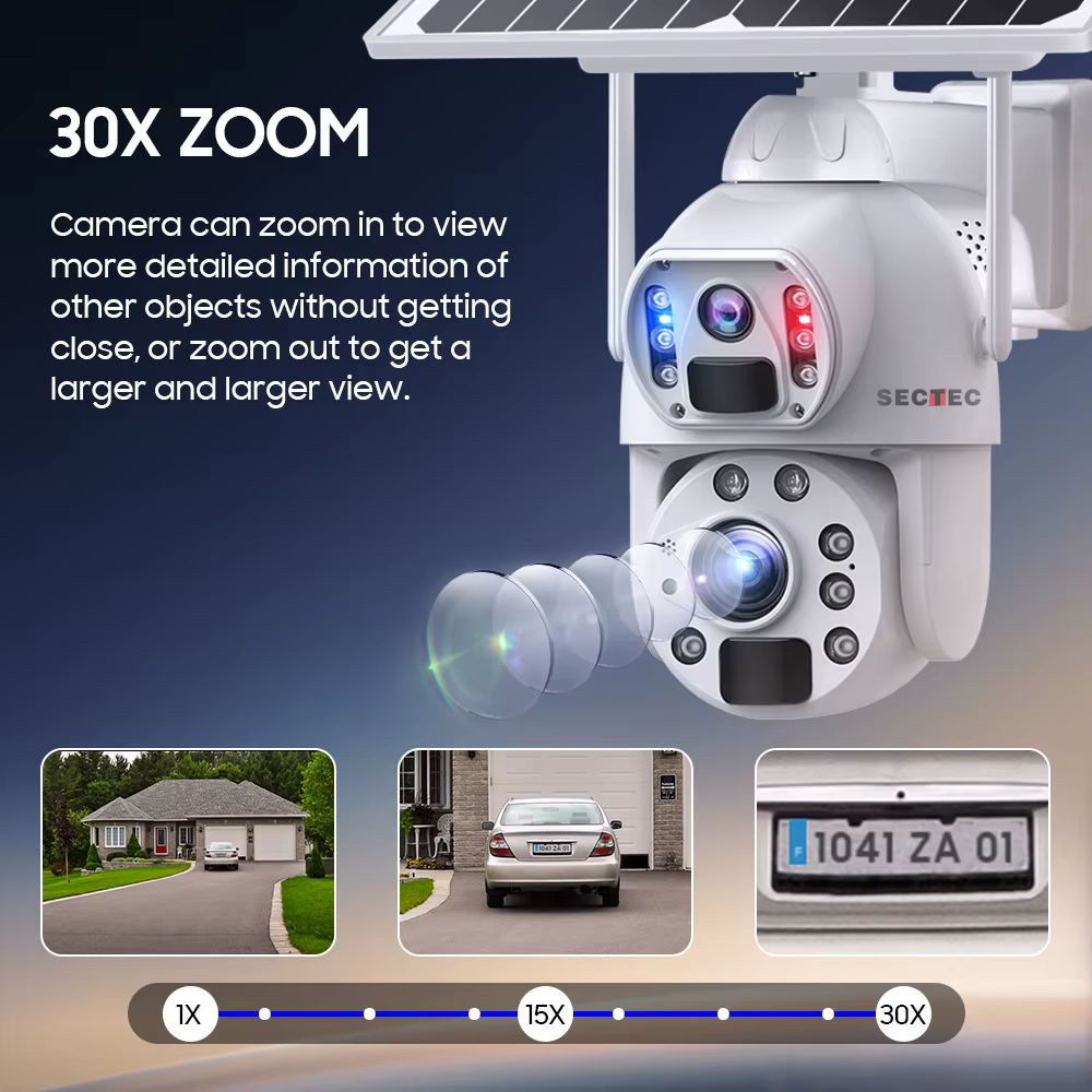Sectec 30X Zoom 8MP 4K Dual — image 4