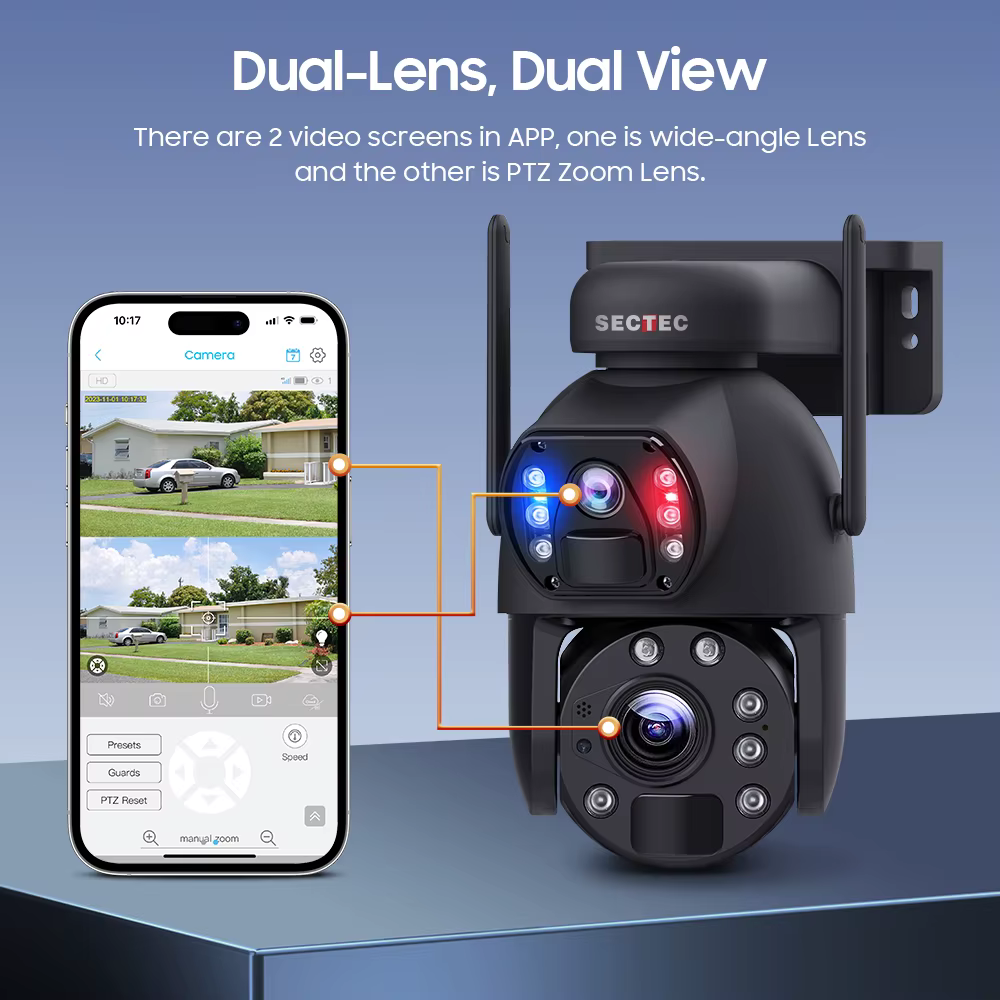 SECTEC Outdoor 4G Solar Powered CCTV — image 2