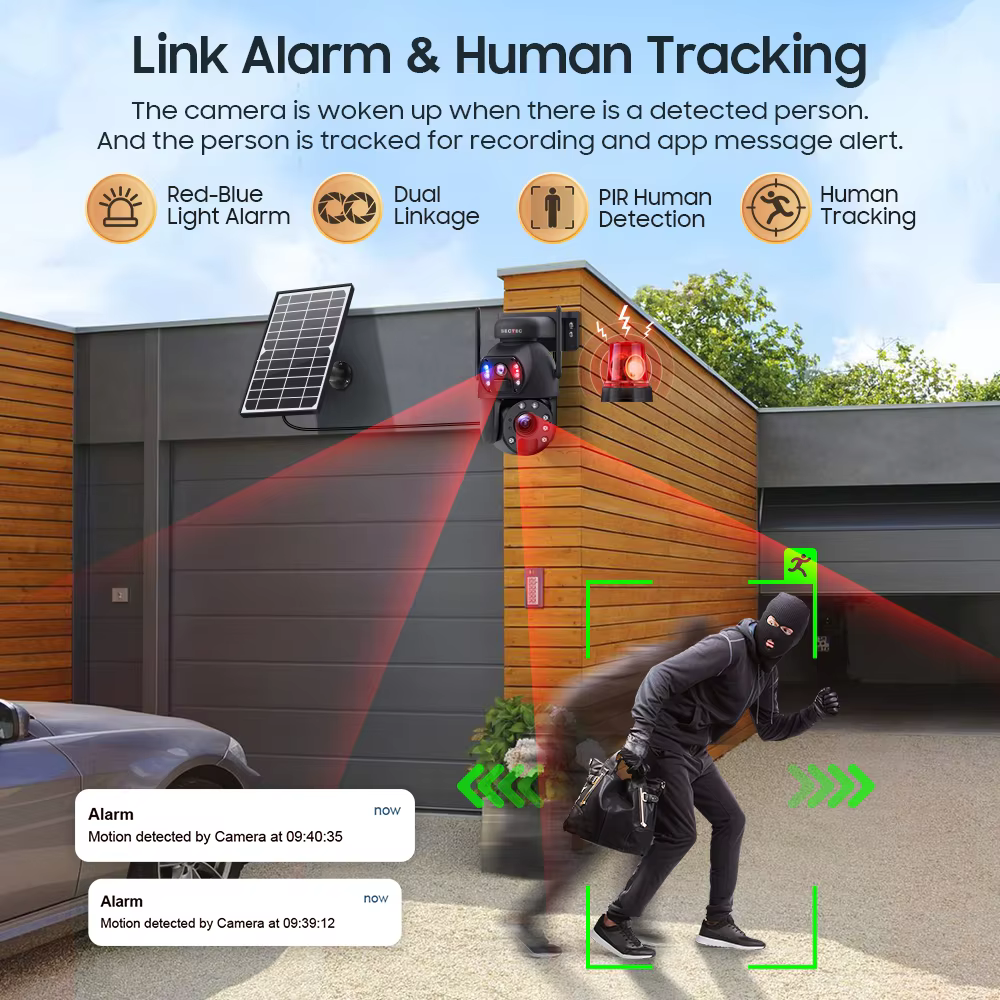 SECTEC Outdoor 4G Solar Powered CCTV — image 5