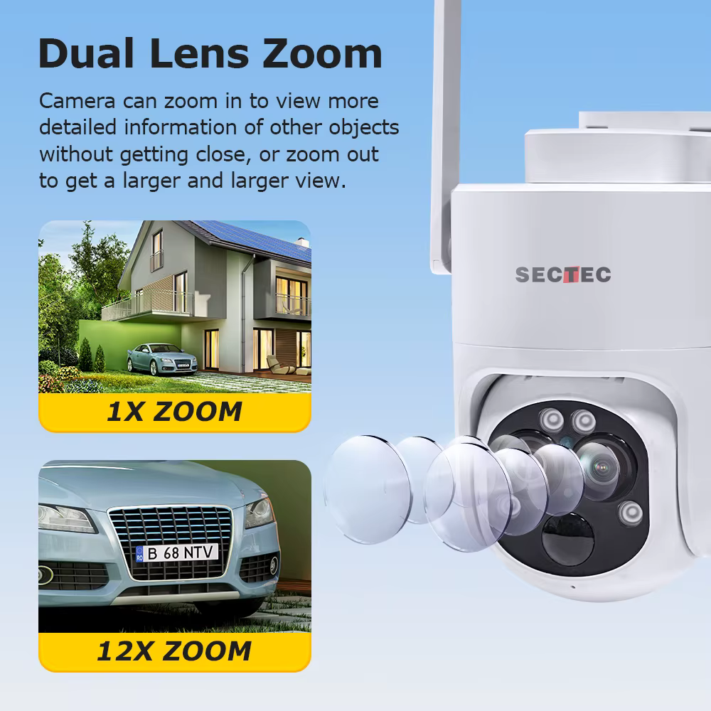 SECTEC 6MP WiFi CCTV Security Camera — image 6