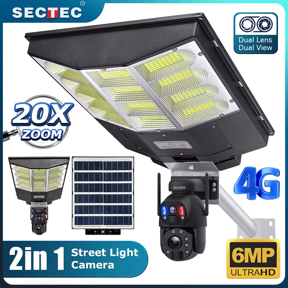 25W 4G Solar Camera Street Light — image 2