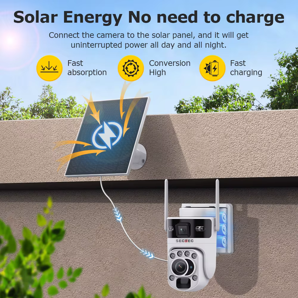 SECTEC 20X Zoom Dual Solar Battery — image 5