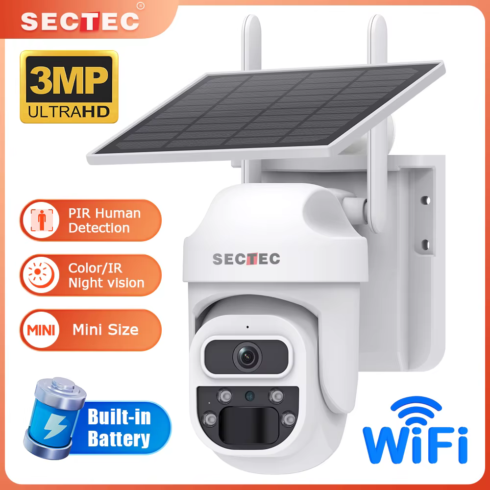 Mini HD Ptz Wireless Wifi Solar — image 2