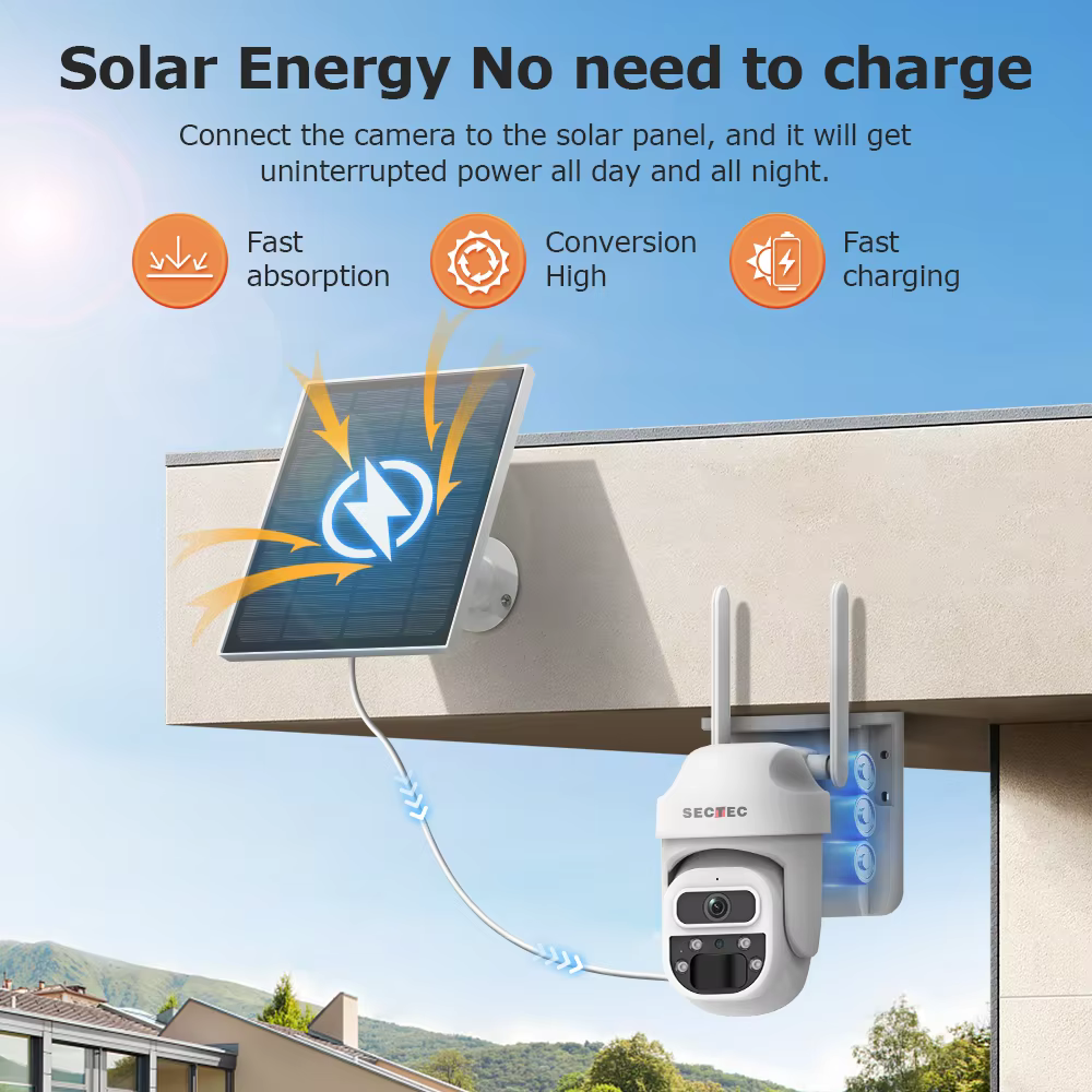 Mini HD Ptz Wireless Wifi Solar — image 3