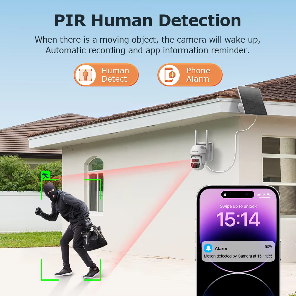 Mini HD Ptz Wireless Wifi Solar — image 4
