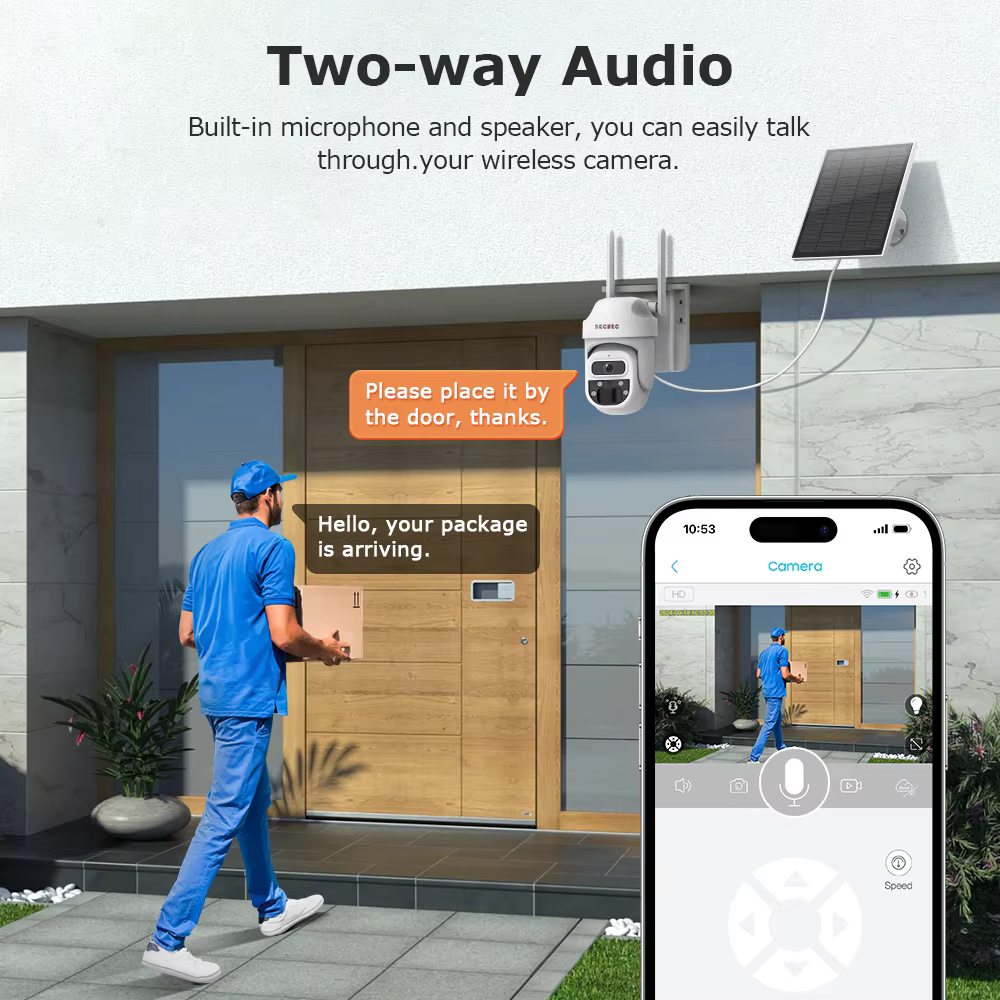 Mini HD Ptz Wireless Wifi Solar — image 5