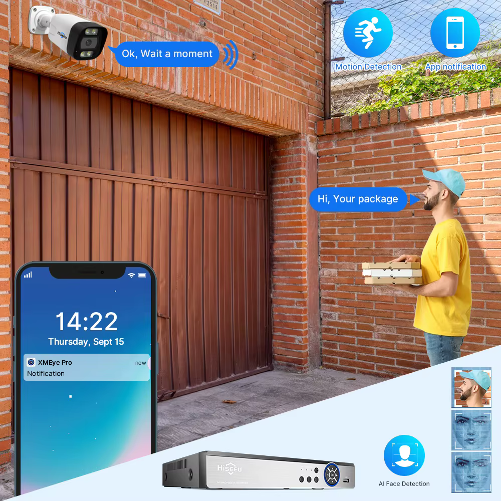 Hiseeu 4K 8channel 8mp Outdoor Color — image 4