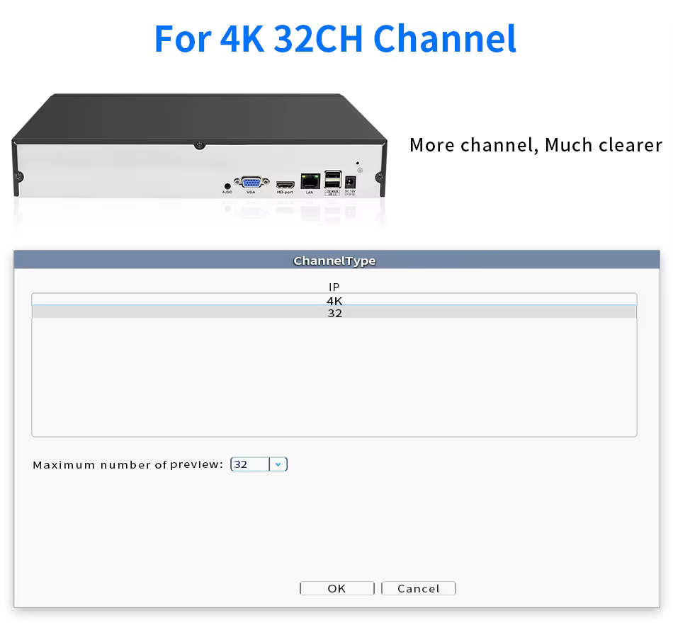 Hiseeu 32Ch Shop Enterprise Home Surveillance — image 6
