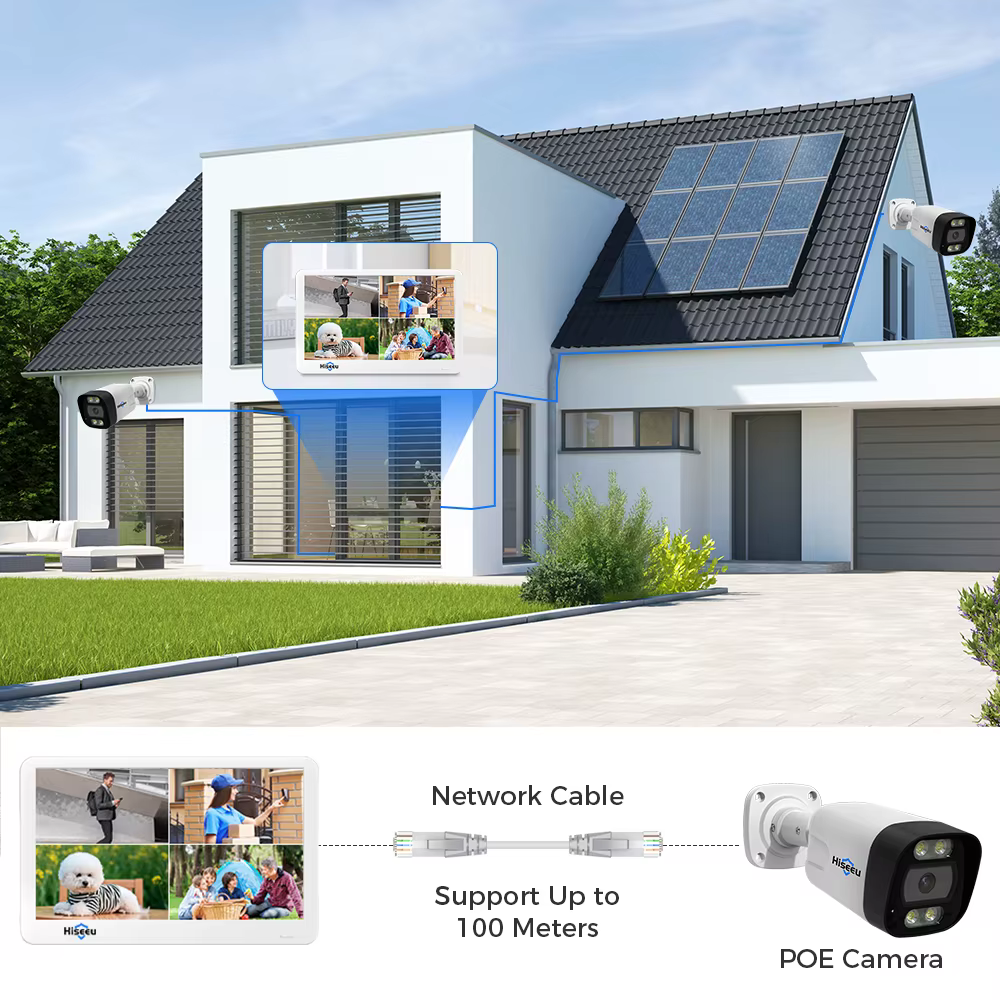 Hiseeu 4K 12 Lin Monitor IP66 — image 3