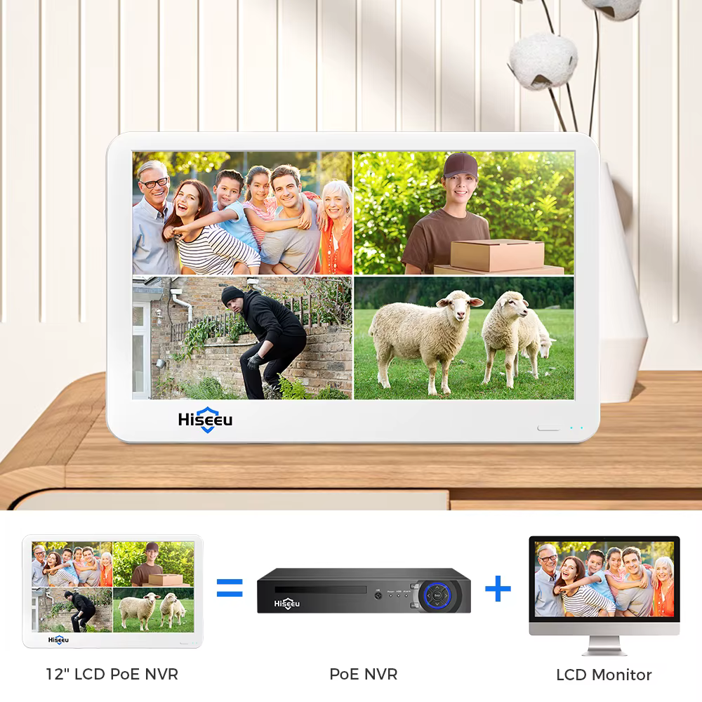 Hiseeu 4K 12 Lin Monitor IP66 — image 4
