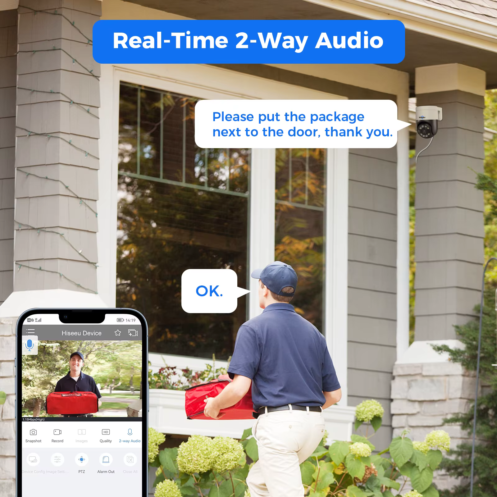 Hiseeu IP66 Two Way Audio Full — image 3