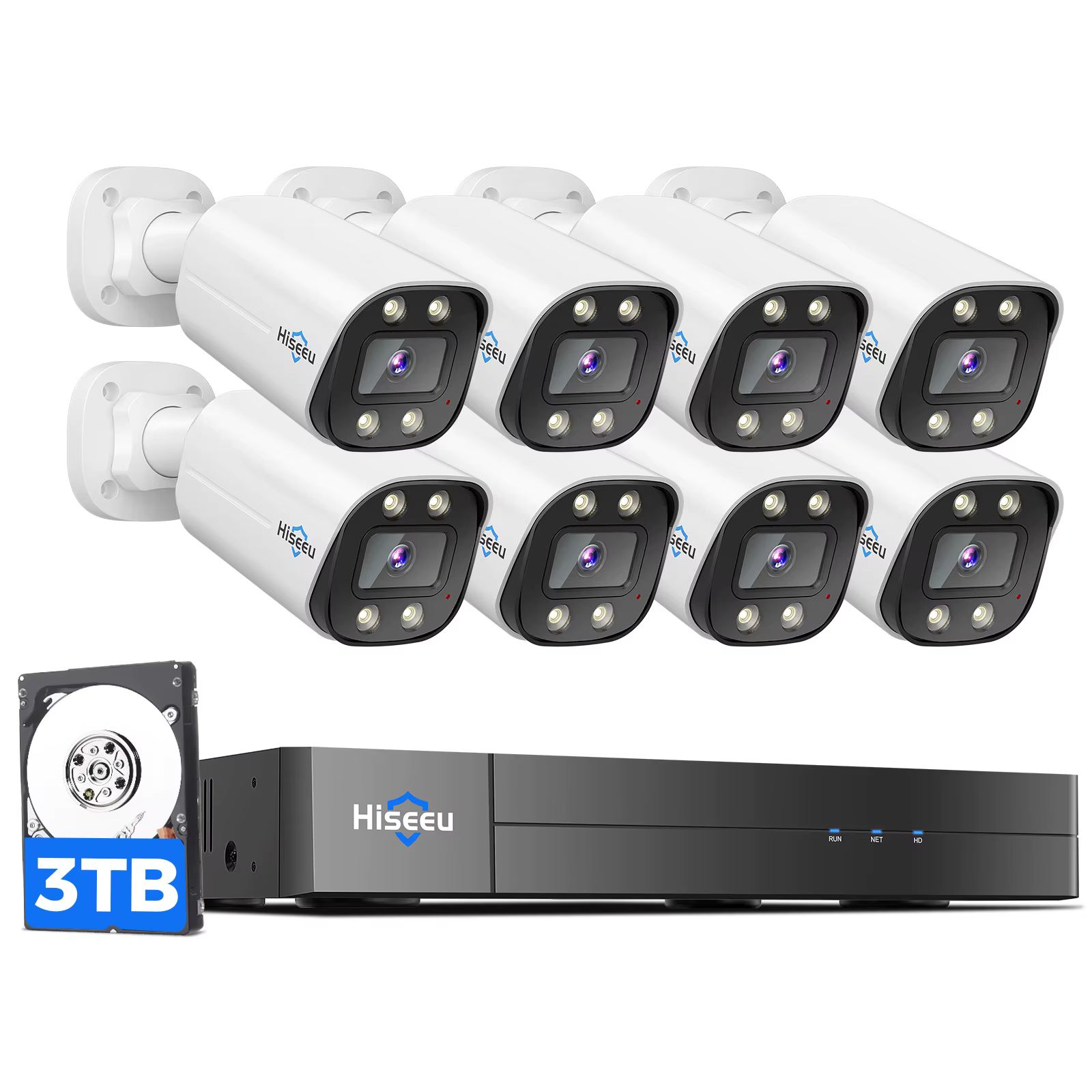 Hiseeu Two Way Audio POE NVR — image 5