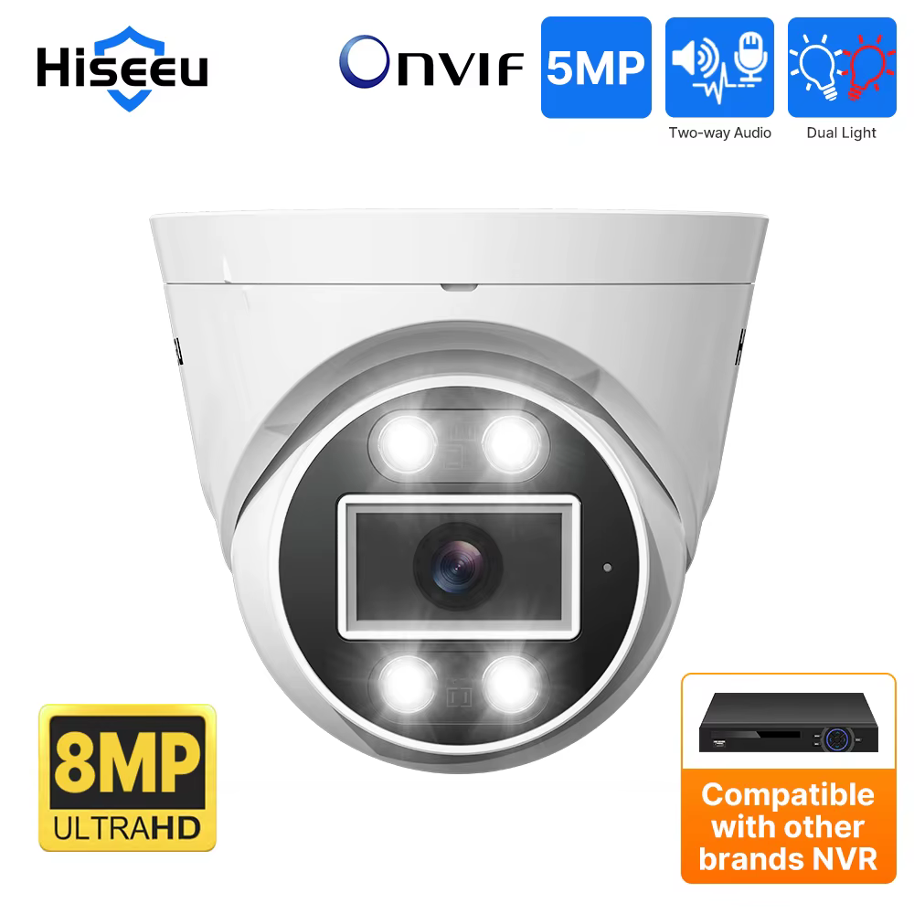 Hiseeu 4K 8MP Surveillance Camera AI — image 2