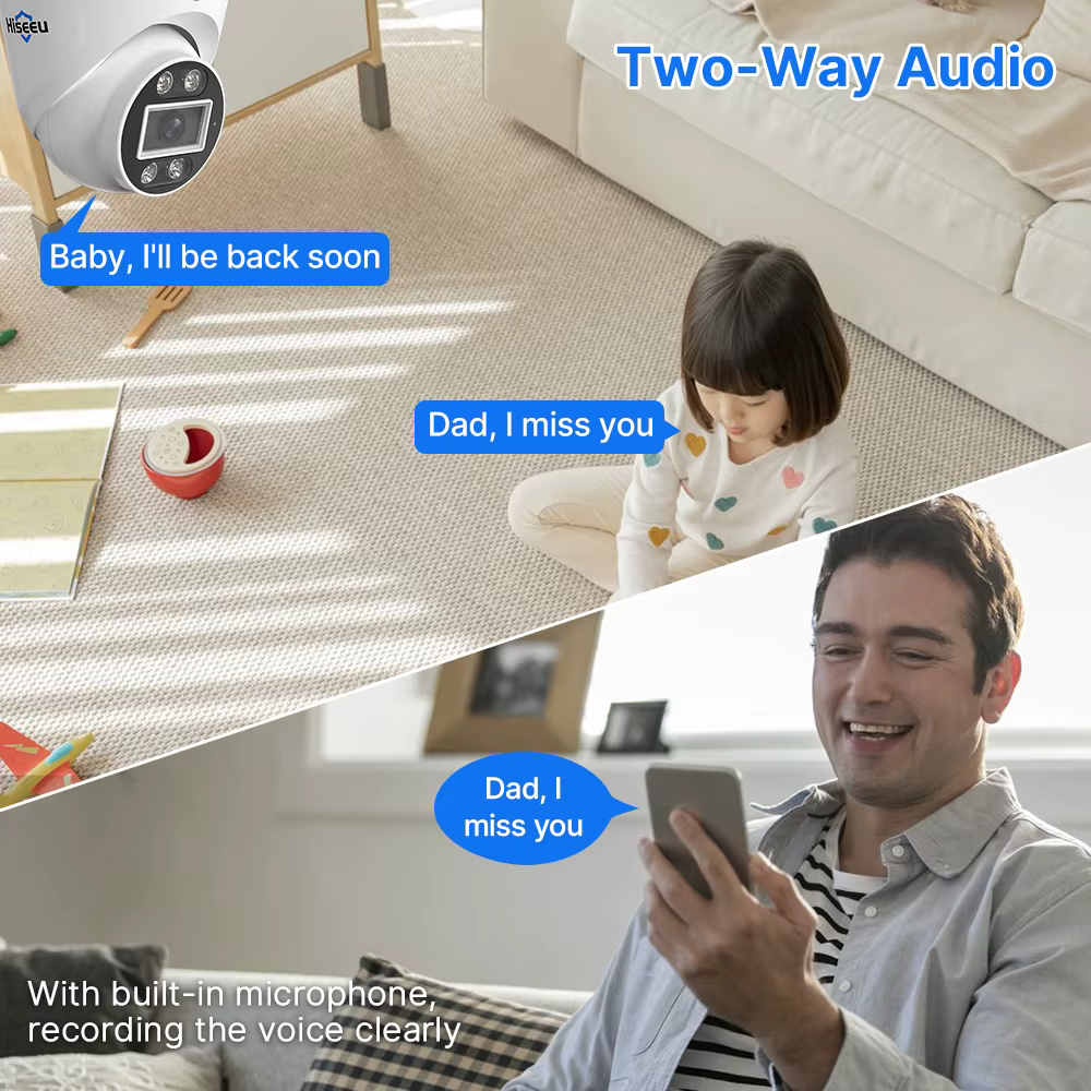 Hiseeu 4K 8MP Surveillance Camera AI — image 4