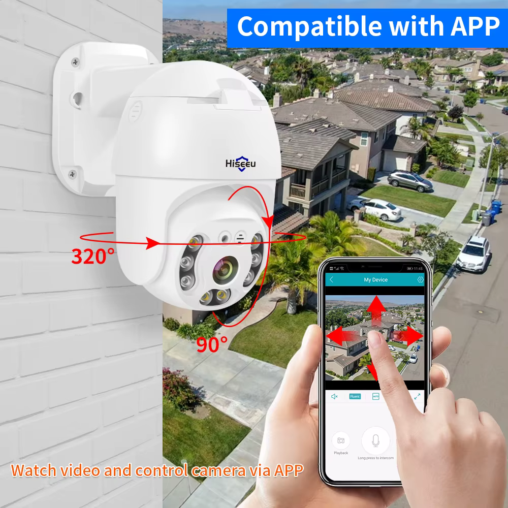Hiseeu 4K 8MP 2 Way Audio — image 2
