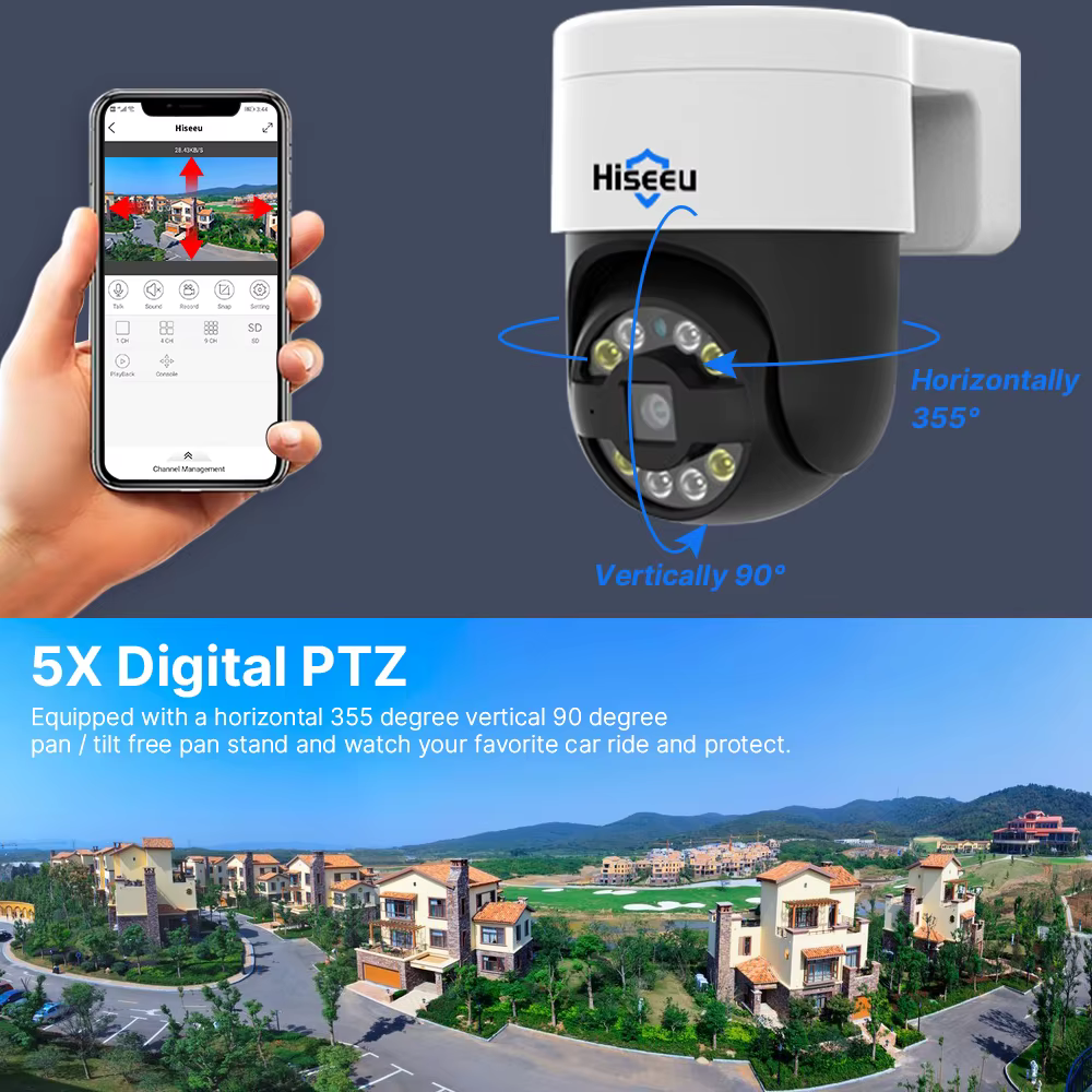 Hiseeu 4K 8MP 2K 4MP PoE — image 4