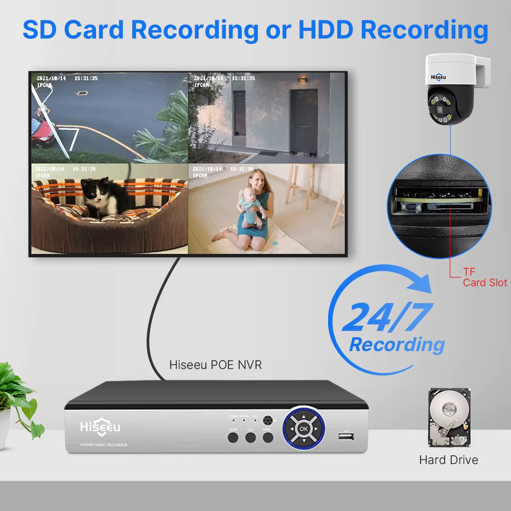 Hiseeu 4K 8MP 2K 4MP PoE — image 6