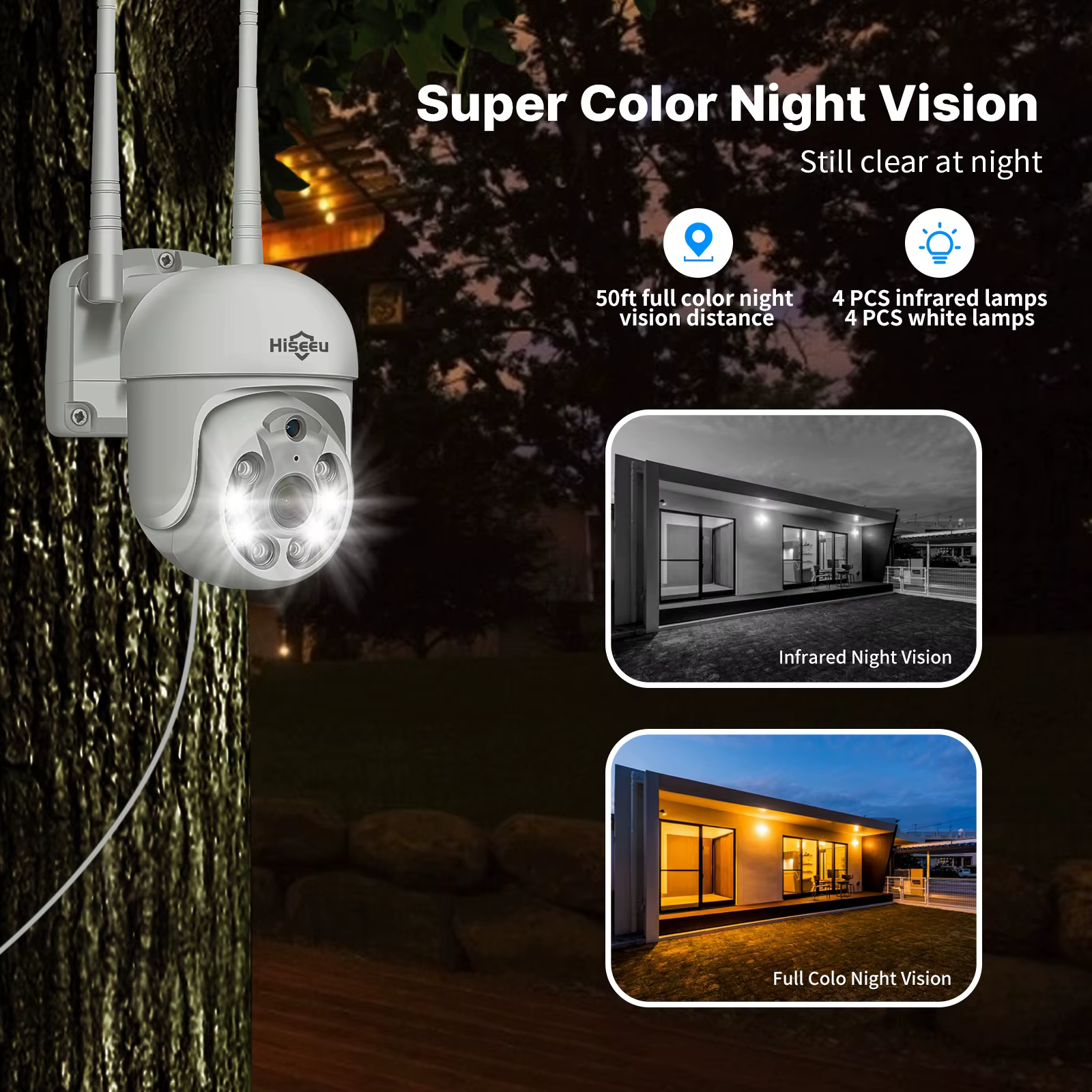 Hiseeu 5MP H 265 Outdoor Panoramic — image 6